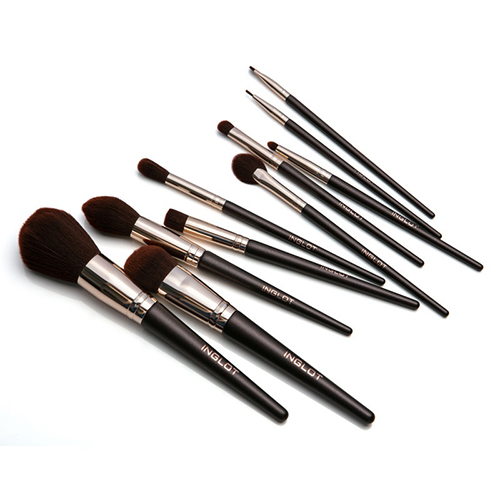 Inglot Brush Set in Case CHOCOLATE